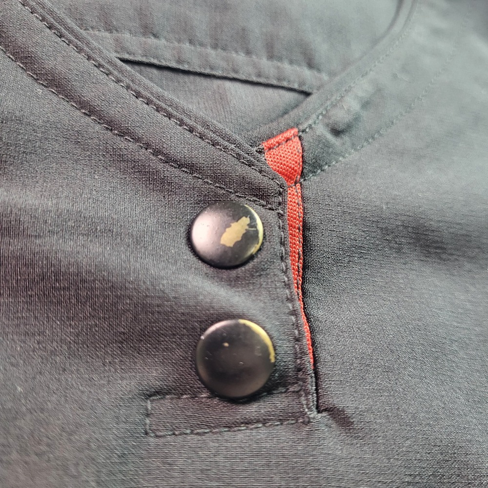 Cherokee WW Workwear Core Stretch Black VNeck Scrub Top Womens XS - Picture 6 of 7